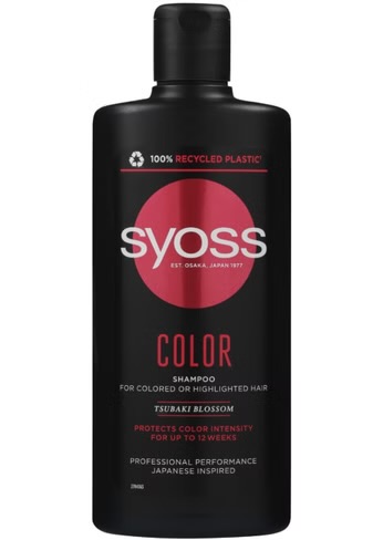 شامپو سایوس Syoss مدل Color مناسب موهای رنگ و هایلایت شده۴۴۰میل