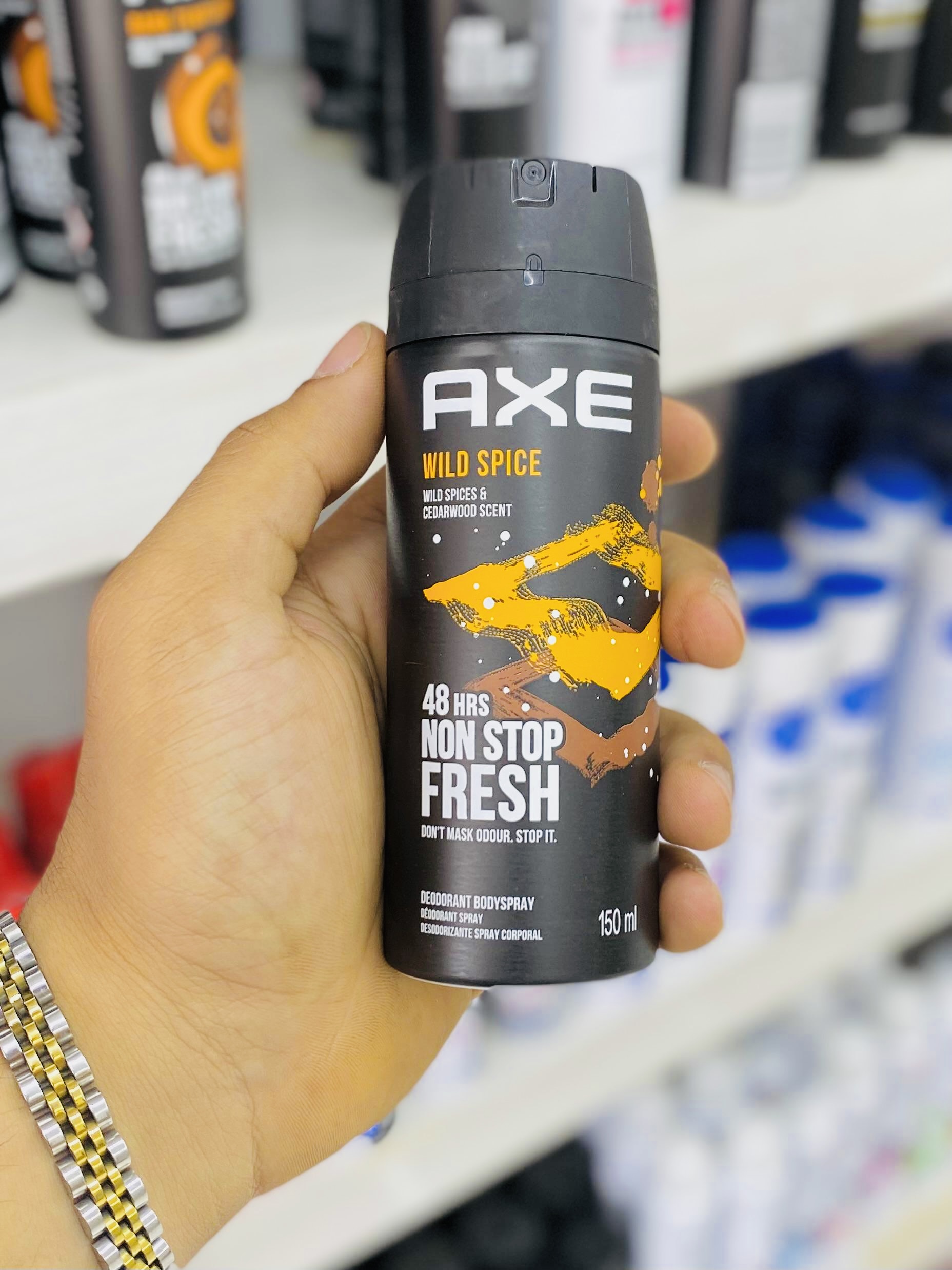 اسپری Axe Wild Spice اکس وایلد اسپایس حجم 150 میل