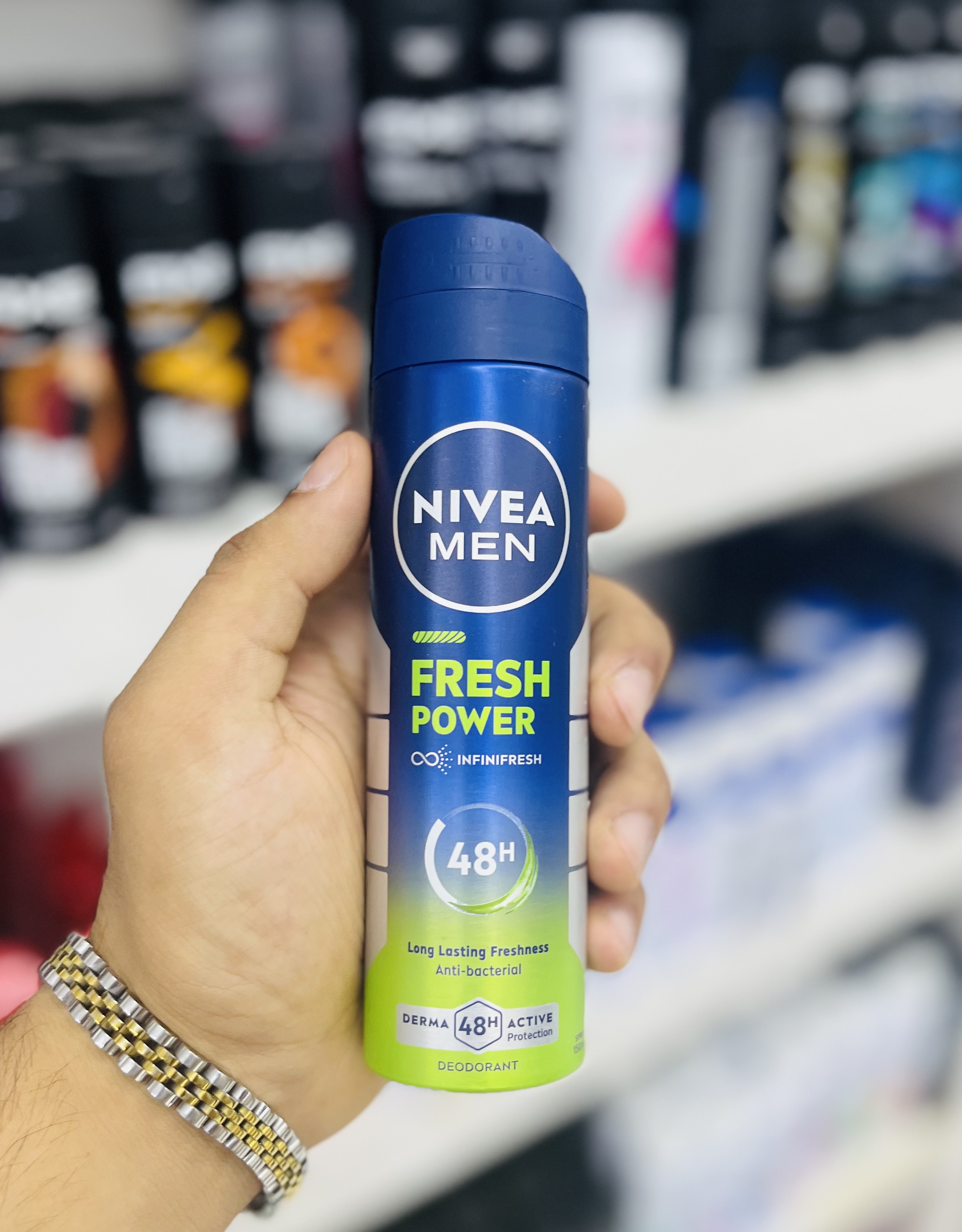 اسپری دئودورانت مردانه نیوآ مدل Fresh Power حجم 150 میل