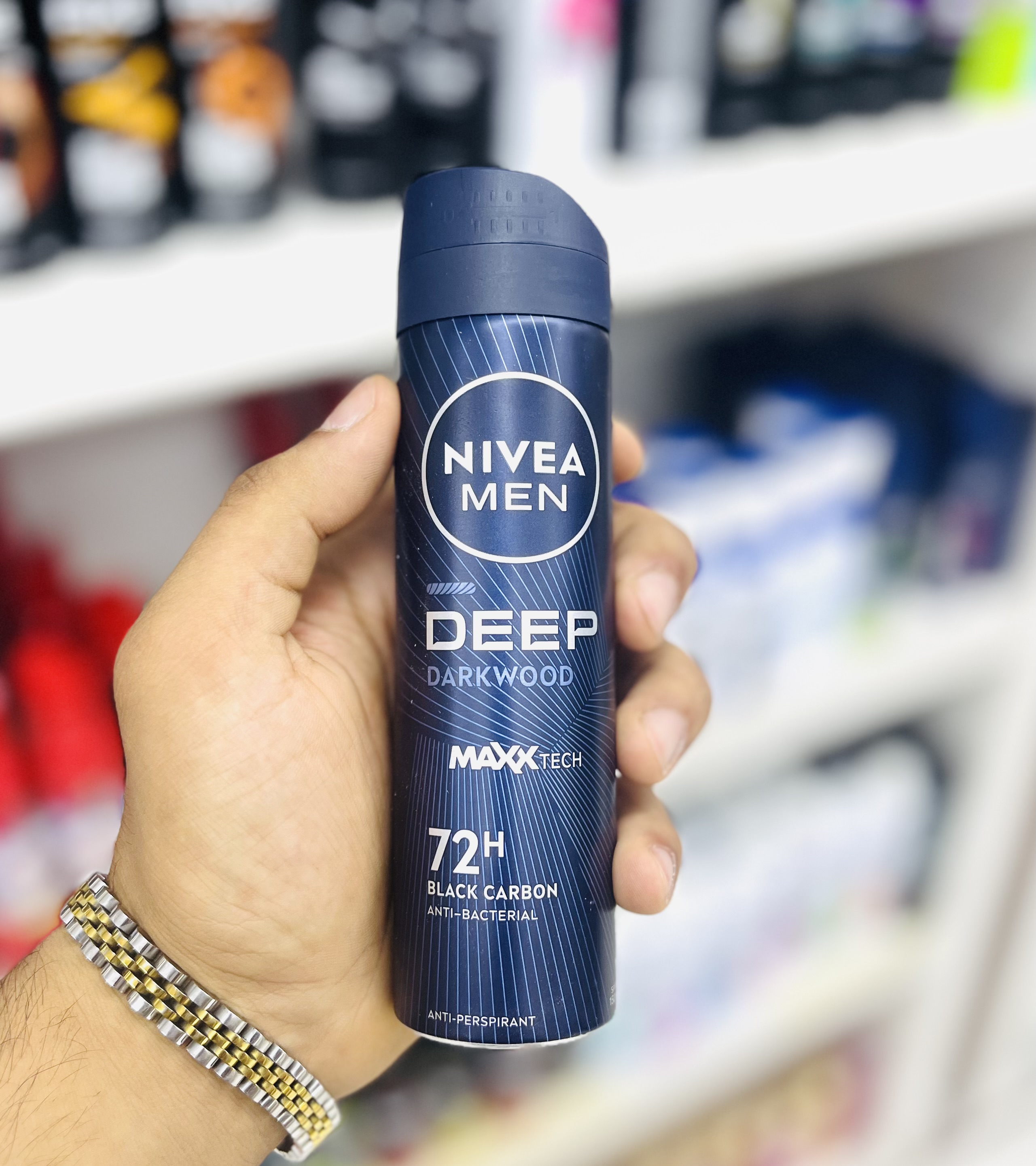 اسپری بدن مردانه نیوا Nivead Deep Dark