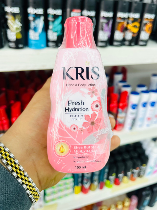 لوسیون بدن کریس KRIS 100MIL مدل فرش هیدارسیون اصلی