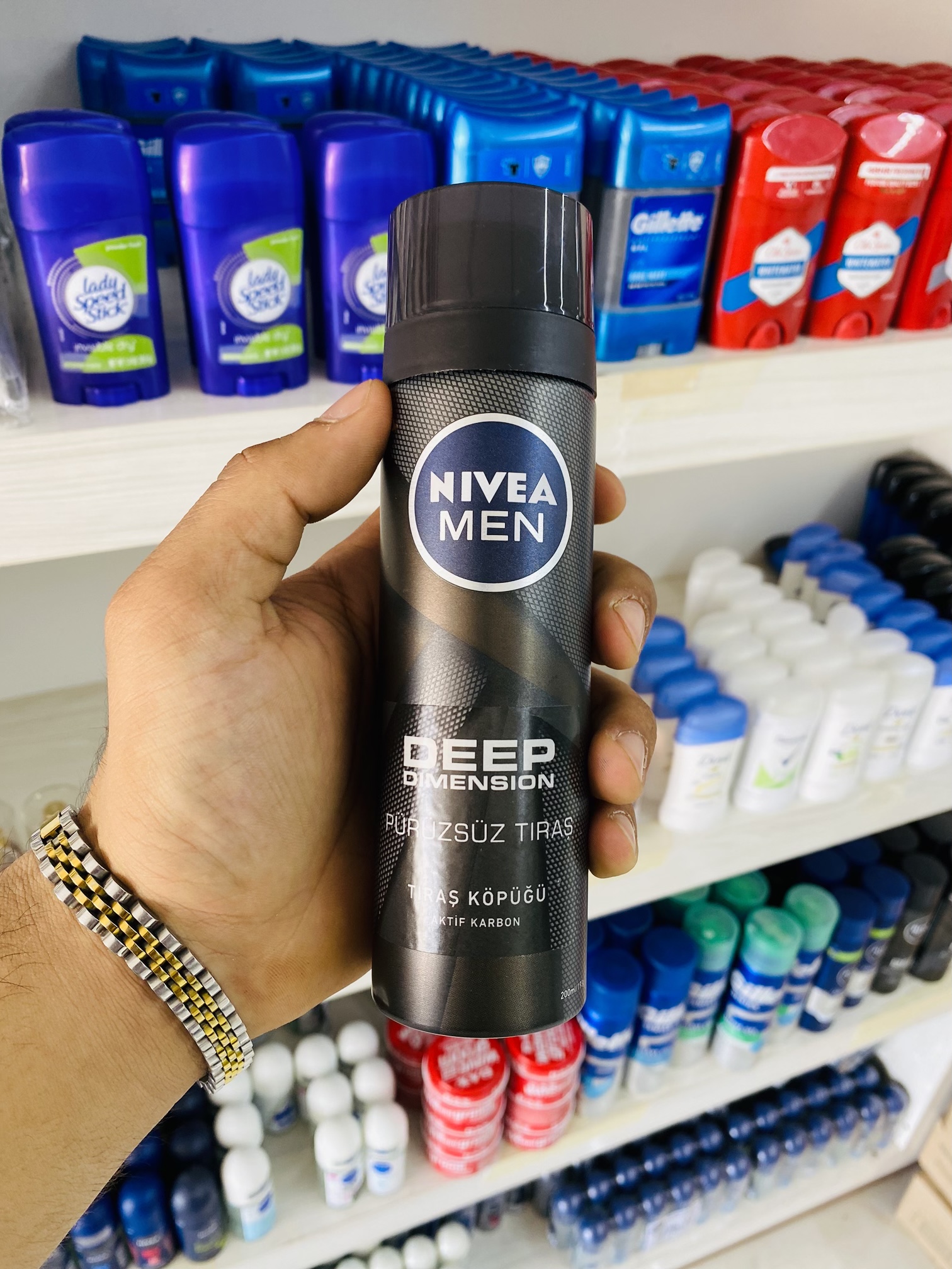 ژل اصلاح نیوآ مدل Deep حجم 200 میلی لیتر