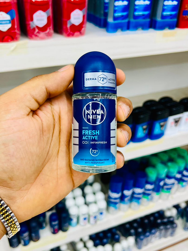 رول ضد تعریق مردانه نیوآ مدل Fresh Active حجم 50 میلی لیتر