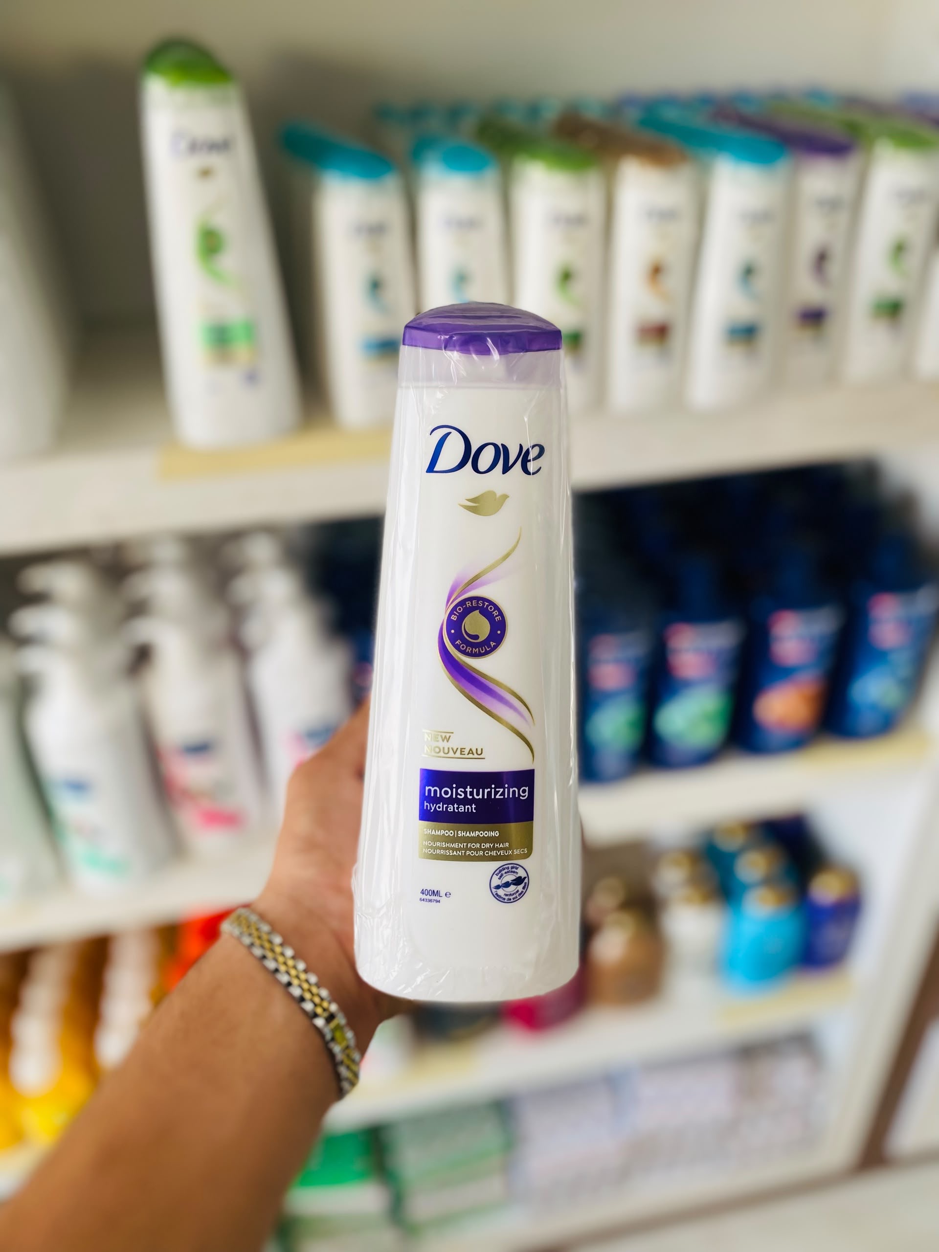 شامپو داو مدل Moisturizing مرطوب‌کننده موهای خشک ۴۰۰ میلی‌لیتر