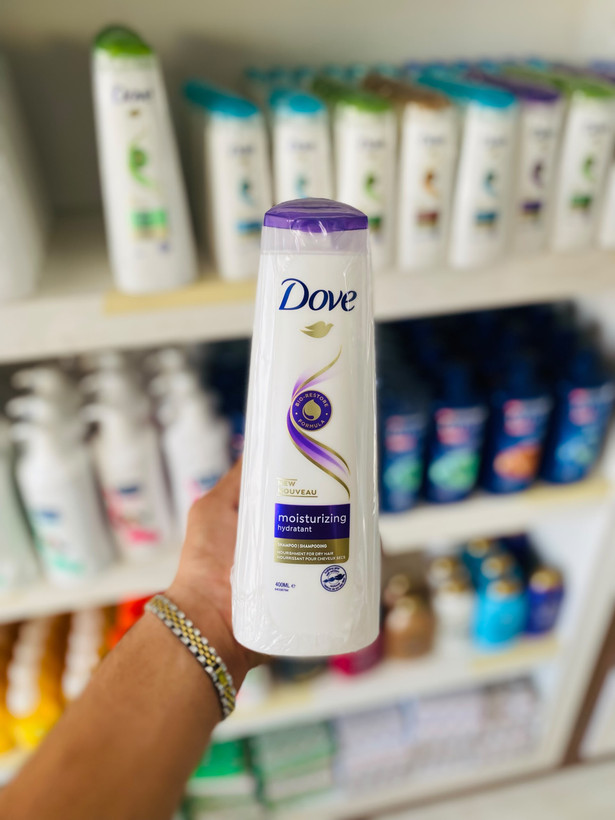 شامپو داو مدل Moisturizing مرطوبکننده موهای خشک ۴۰۰ میلیلیتر