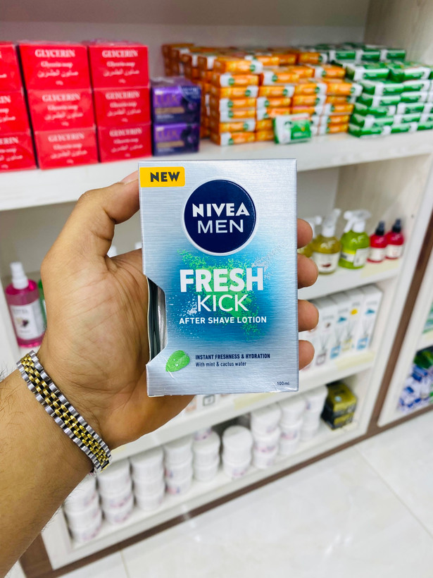 لوسیون بعد از اصلاح نیوآ من مدل Fresh Kick حجم ۱۰۰ میلیلیتر